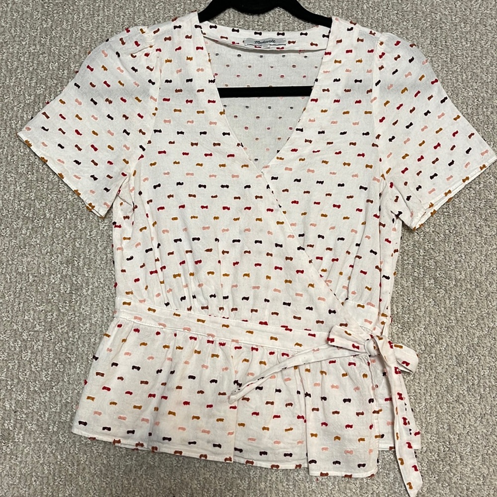 J Crew Wrap Top XXS